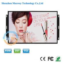 High brightness open frame TFT 17 inch monitor with menu buttons